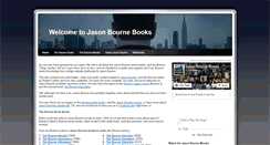 Desktop Screenshot of jason-bourne-books.com